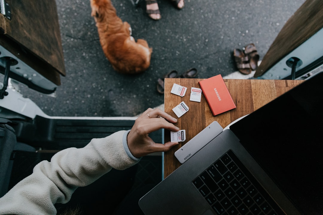 Person at laptop managing credit freeze and identity protection online